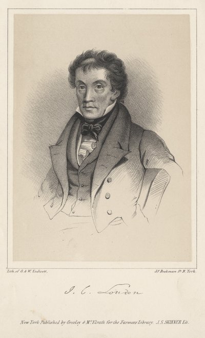 J.C. Loudon, 1846 by G. and W. Endicott